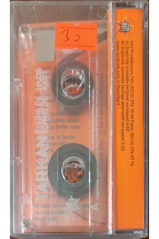 Plak Değildir Kaset Tir Tarkan Özgürlük İçimde Kaset