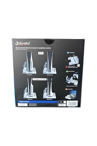 Ps5 Slim Ve Tüm Modeller İçin Multi Fonksiyon Soğutma Ve Şarj Ünitesi Tp5-3537d Beyaz