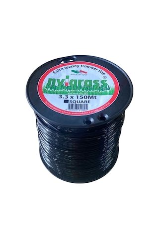 Nylgrass Misina 3.3mm 150 Mt 4 Köşe Siyah