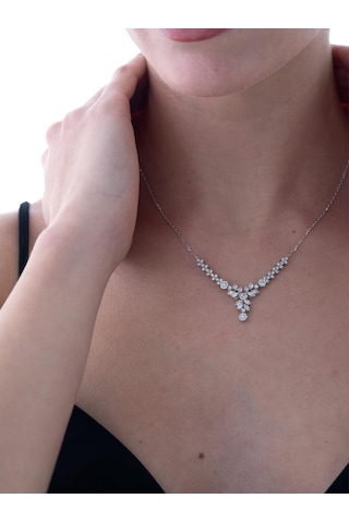 Nochediamond 1,41 Karat Fantezi Pırlanta Gerdanlık-596
