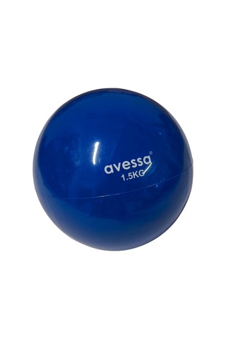 Delux Serisi Kondisyon Topu Fizik Spor Aleti Ptb-30 Plates Toning Ball 1,5 Kg Mavi