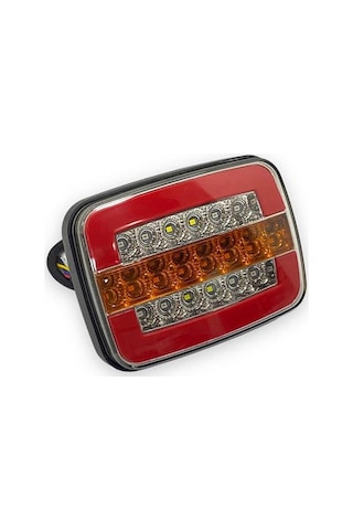 12v Stop Lambası Neon Ledli Kayar Sinyalli 126 97 40 Mm