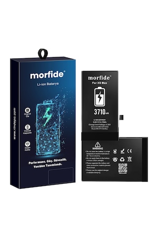 Morfide Apple Uyumlu iPhone Xs Max 3710mah Yüksek Kapasiteli