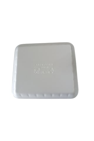 Erze 8c Kullan-at Köpük Tabak 30x26 Cm X 5 Adet Beyaz