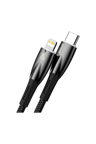 Baseus Glimmer Series 20W Type-c To Lightning Şarj Kablosu Siyah CADH000001