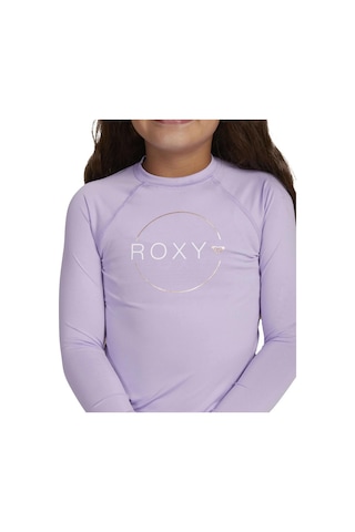 Roxy Ergwr03342 Beach Classics Ls Kız Çocuk Yüzücü Tişörtü Mor