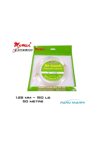 Momoi Hi-catch %100 Fc Big Game Leader 1.28mm-150lb - 50 Metre