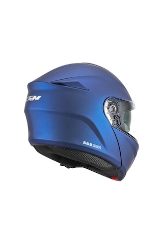 Cgm 568A Ber Mono Çene Açılır Motosiklet Kaskı Mavi