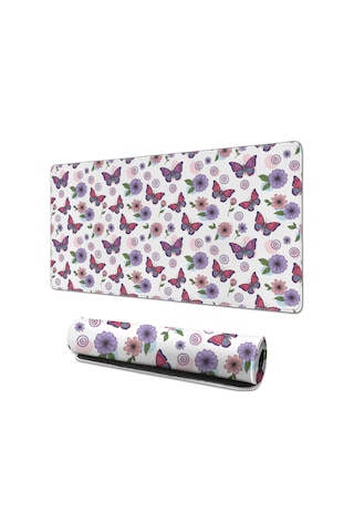 Butterfly Büyük Oyun Mouse Pad 31.5x15.7 Inch,masaüstü, Dizüstü Ve Kablosuz Fare İçin-a10