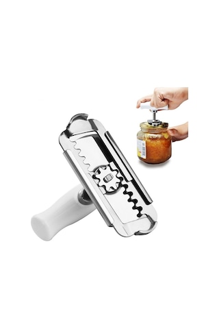 Dinosaurs Three Beans Manuel Ayarlanabilir Paslanmaz Çelik Kolay Can Kavanoz Açacağı 1 4 Inç Cap Kapak Açacağı Ahşap