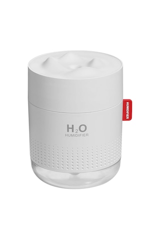 Monyee Mini Usb Nemlendirici, 500ml Hacim, Akıllı Kuru Yakma Koruması, Islak Hava, İnce Sprey, Sessiz Çalışma, Gece Lambası Özelliği, Masaüstü, Dormitorio Ve Ofis İçin, Beyaz Dağ Şekli