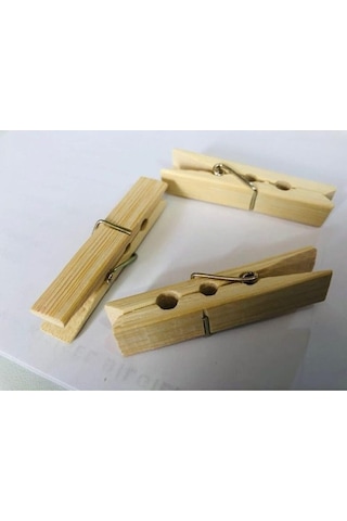 Bambu - Mandal - Çamaşır Mandalı Sku: Smg8690010235978 Açık Gri