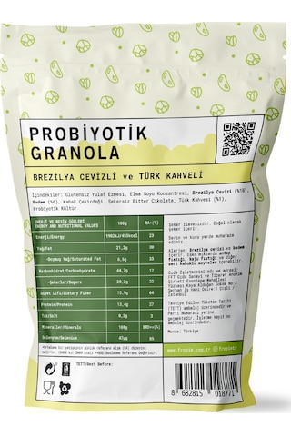 Fropie Brezilya Cevizi & Kahve Probiyotik Granola 3 x 200 G