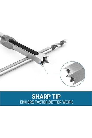 Tongxida Kare Delik Matkap Ucu Ağaç İşleme Delik Testere 5 Adet Kullanışlı Ekipman