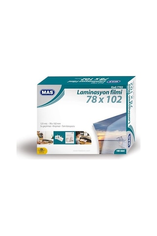 Mas 7703 78X102 Laminasyon Kaplama 125Mic.