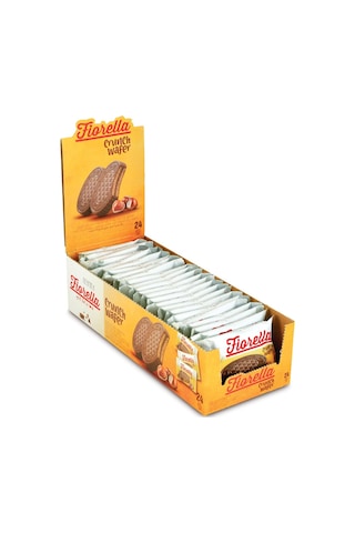 Fiorella Crunch Çikolatalı Gofret 20 Gr. 24'lü (1 Paket)