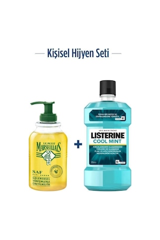 Listerine Cool Mint 500 ML + Le Petit Marseillais Zeytinyağı Sıvı