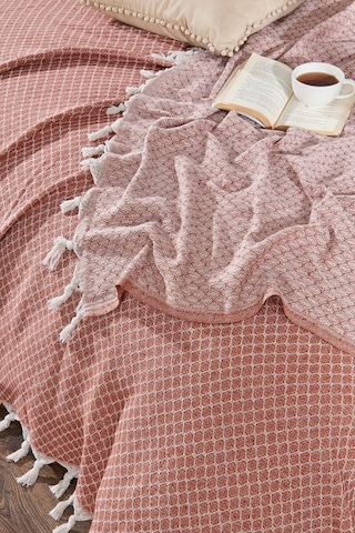 Rebeka Kiremit Alice Model Çift Kişilik Pike 200x230 Bordo