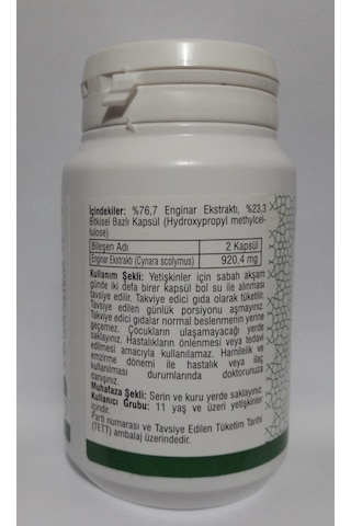 Ersağ Enginar Gıda Takviyesi