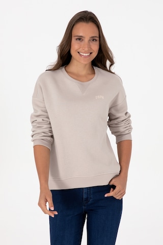 U.S. Polo Assn. Kadın Taş Şardonlu Bisiklet Yaka Basic Sweatshırt 50313586-VR049