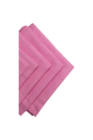 Silver Home Mikrofiber Dekoratif Cam Bezi Pembe 5'li
