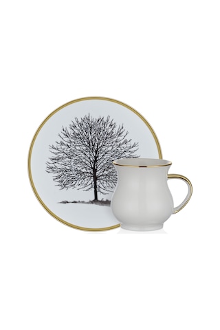 Neva N3249 Çınar Plus 6 Kişilik Kahve Fincan Takımı