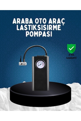 Hubrendy Kargo Elektrikli Hava Kompresörü Type-c Usb Şarjlı Çok Fonksiyonlu Lastik Pompası