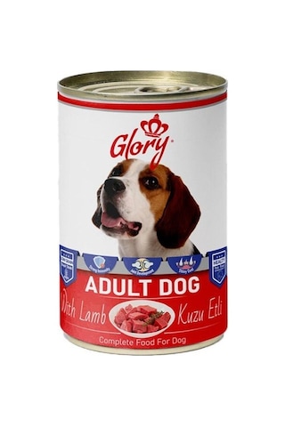 12x400 Gram Glory Parça Etli Karışık Köpek Konservesi