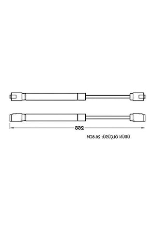 Beyaz Gazlı Piston 100 Newton - Yüksek Performans İçin