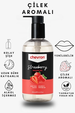 Chevron Çilekli Kayganlaştırıcı Jel 250 ML