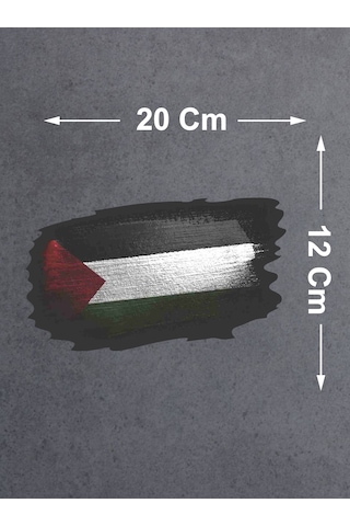 Özgür Filistin Sticker - Free Palestine - Sticker - Araba Oto Motosiklet Karavan Sticker - 02510 20x12 Cm