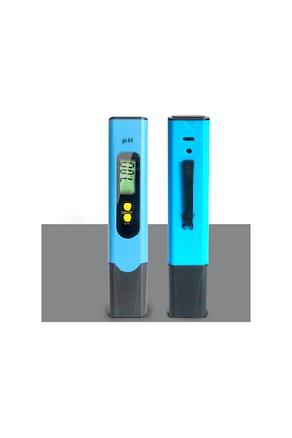 Konesam Portatif Ph Ölçer Kalibrasyonlu Su Kalitesi Testeri, Hassasiyet 0.01, Tek Tuşluk Okuma, Mavi Ph01 Çok Renkli