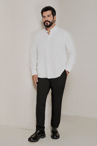 Ac&Co / Altınyıldız Classics Slim Fit Dar Kesim Beli Bağlamalı Yan Cepli Erkek Pantolon - Siyah