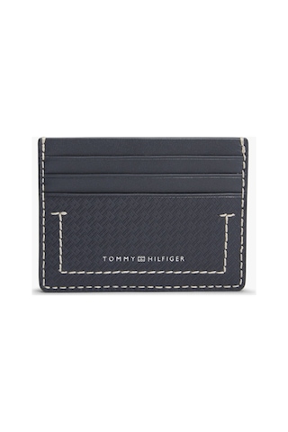 Tommy Hilfiger Th Mıcro Flag Cc Holder Erkek Mavi Cüzdan - Am0am14547