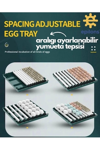 Profesyonel 130 Yumurtalık Tam Otomatik Kuluçka Makinesi Yedek Motorlu Tavuk Kaz Ördek Bıldırcın Güvercin Süs Kuşu İçin