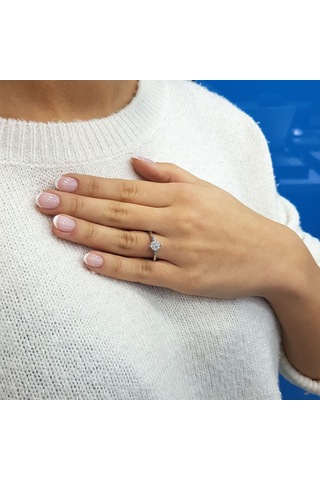 Lova 0,80 Karat Tektaş Görünümlü Pırlanta Yüzük - 1020298