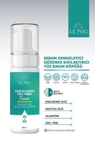 Le Nig Sebum Dengeleyici Yüz Temizleme Köpüğü 200 ML