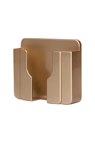 Geeksen Priz Yanı Tutkalı Telefon Şarj Tutucu - Duvar Delik Olmadan Oturma Odası Yatak Odası Cep Telefonu Rahat Konumlandırıcı Altın Altın