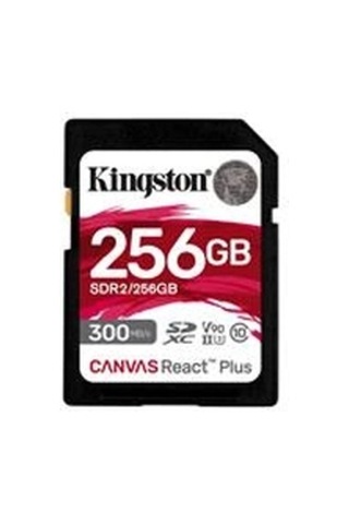 Kingston Sdr2-256gb Canvas React Plus Sdxc Uhs-ıı 300r-260w U3 V90 For Full Hd-4k-8k Hafıza Kartı
