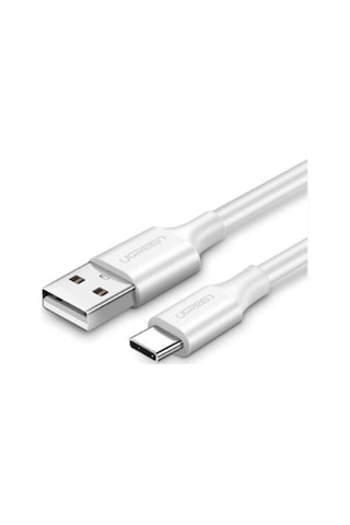 Usb To Usb C Hızlı Şarj Kablosu Beyaz 2 Metre