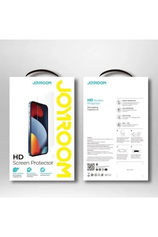 Joyroom Apple Uyumlu iPhone 14 13 Pro Hd Temperli Cam Ekran Koruyucu