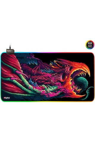 Digipod Rgb Gaming Mousepad Oyuncu Mouse Pad 90X40 Xxl Büyük Oyun