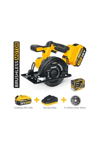 Sgs5540 - 20 Volt 4 Amper 125mm Akülü Mermer Granit Fayans Makinası