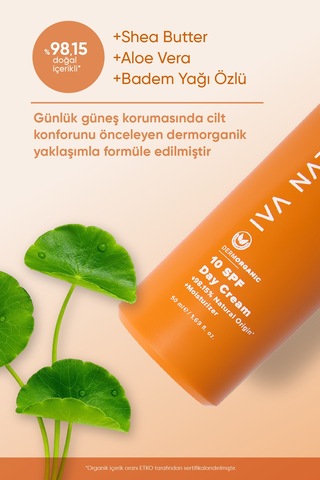 Iva Natura Organik SPF 10 Nemlendirici Gündüz Kremi 50 ML