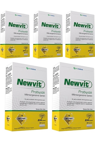Newvit Probiyotik Kapsül 5X