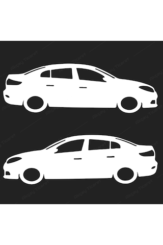 Renault Fluence Sticker Fluence Gölge Sticker Arma Sticker