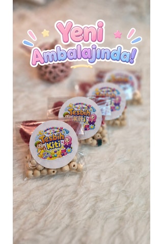 Filistin Temalı Tesbih Kiti Krem