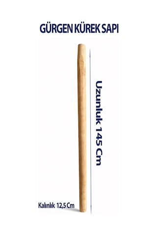 Gürgen Kürek Sapı 145 Cm Uzunluk 3,5 Cm Kalınlık 1 Adet