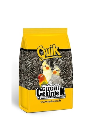 Quik Çizgili Paraket Çekirdeği 500 G Quik Çizgili Paraket Çekirdeği 500 G