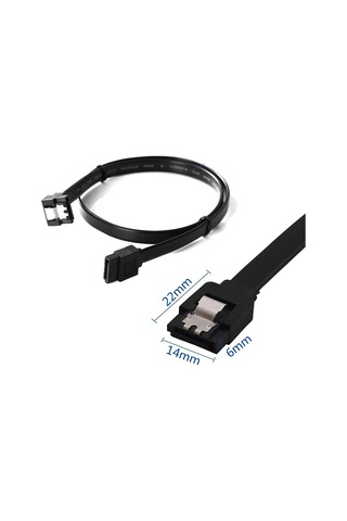 90 Derece Sata 3.0 Kilitli HDD SSD Sata Data Bağlantı Kablo Sata
